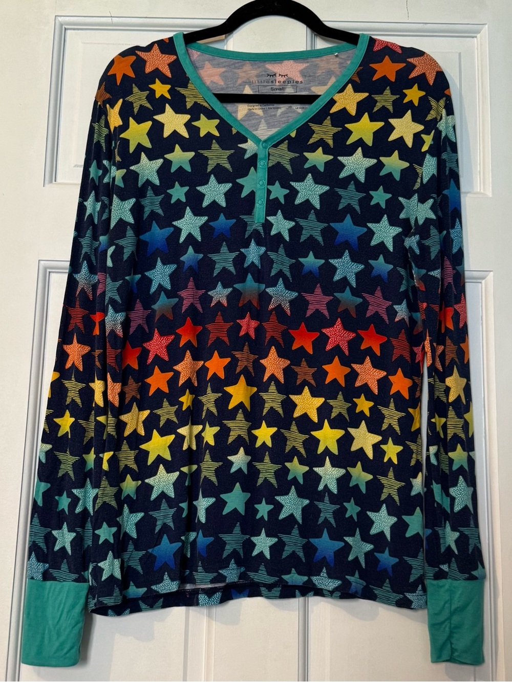 Little Sleepies Long Sleeved Shades of Stars
